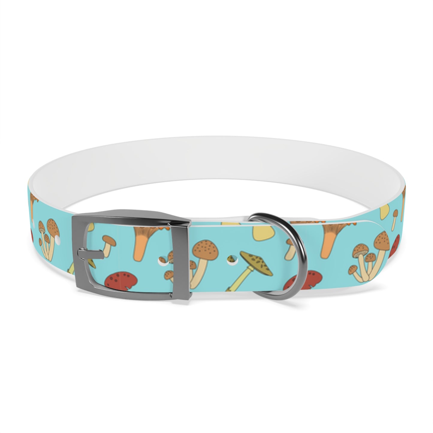 Trippy Mushroom Print Dog Collar