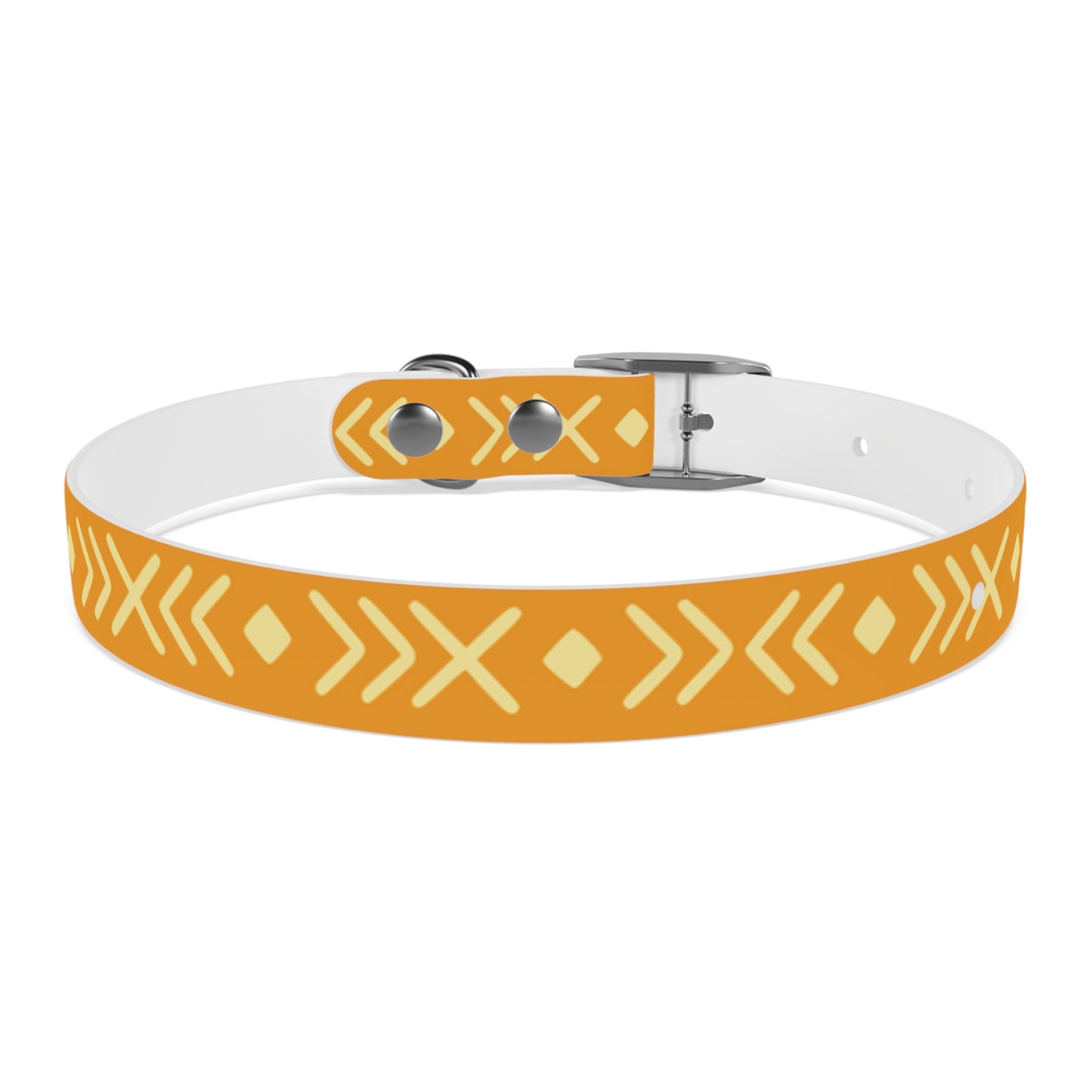 Southwest Chic Dog Collar -Choose Color and Buckle Finish