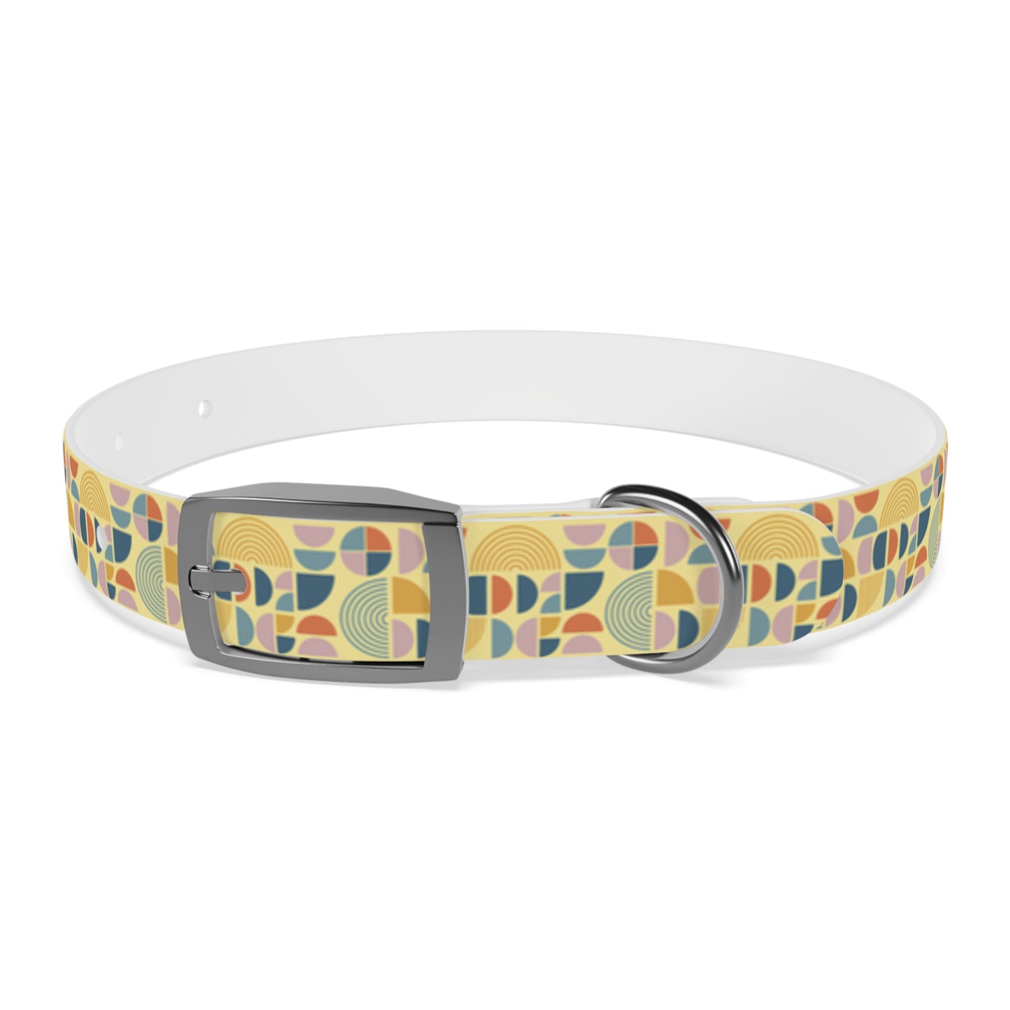 Atomic Pattern Dog Collar -Choose Buckle Finish