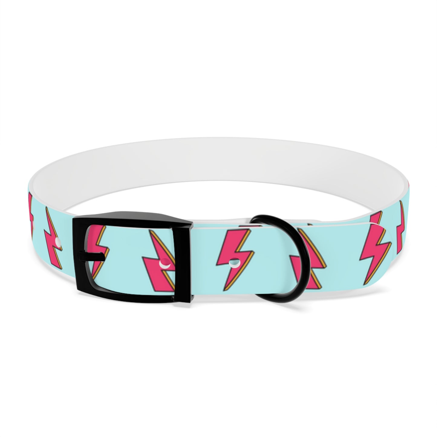 Bowie Ziggy Stardust Lightning Bolt Dog Collar