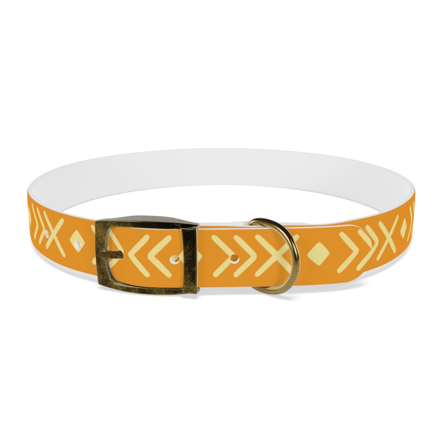 Southwest Chic Dog Collar -Choose Color and Buckle Finish