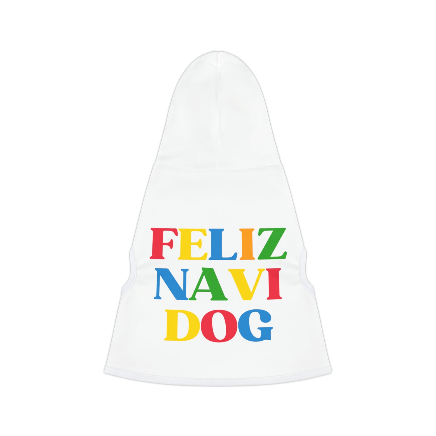 Feliz Navi Dog Christmas Dog Hoodie (xxs-lrg)