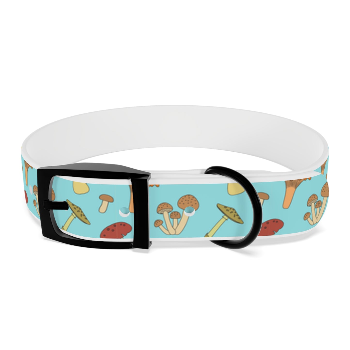 Trippy Mushroom Print Dog Collar