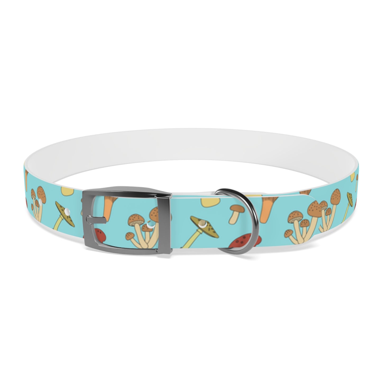 Trippy Mushroom Print Dog Collar