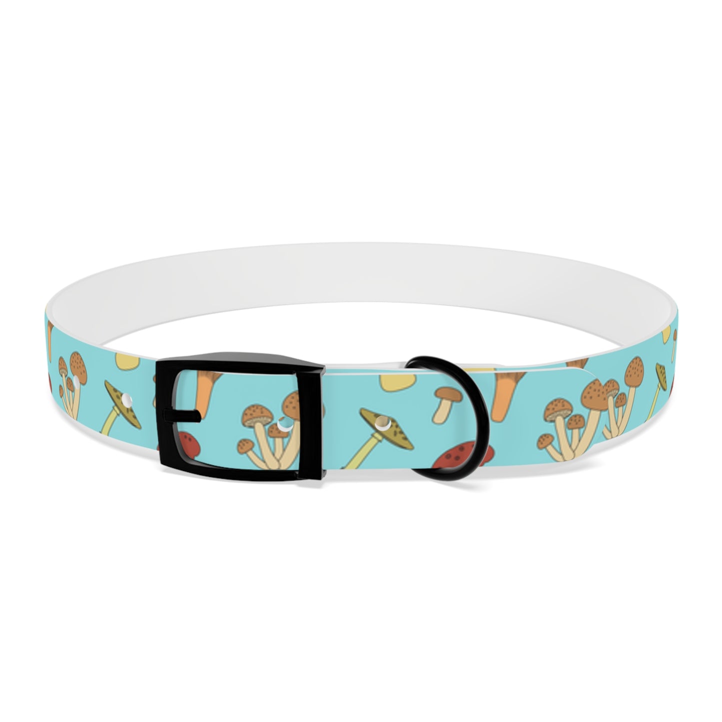 Trippy Mushroom Print Dog Collar