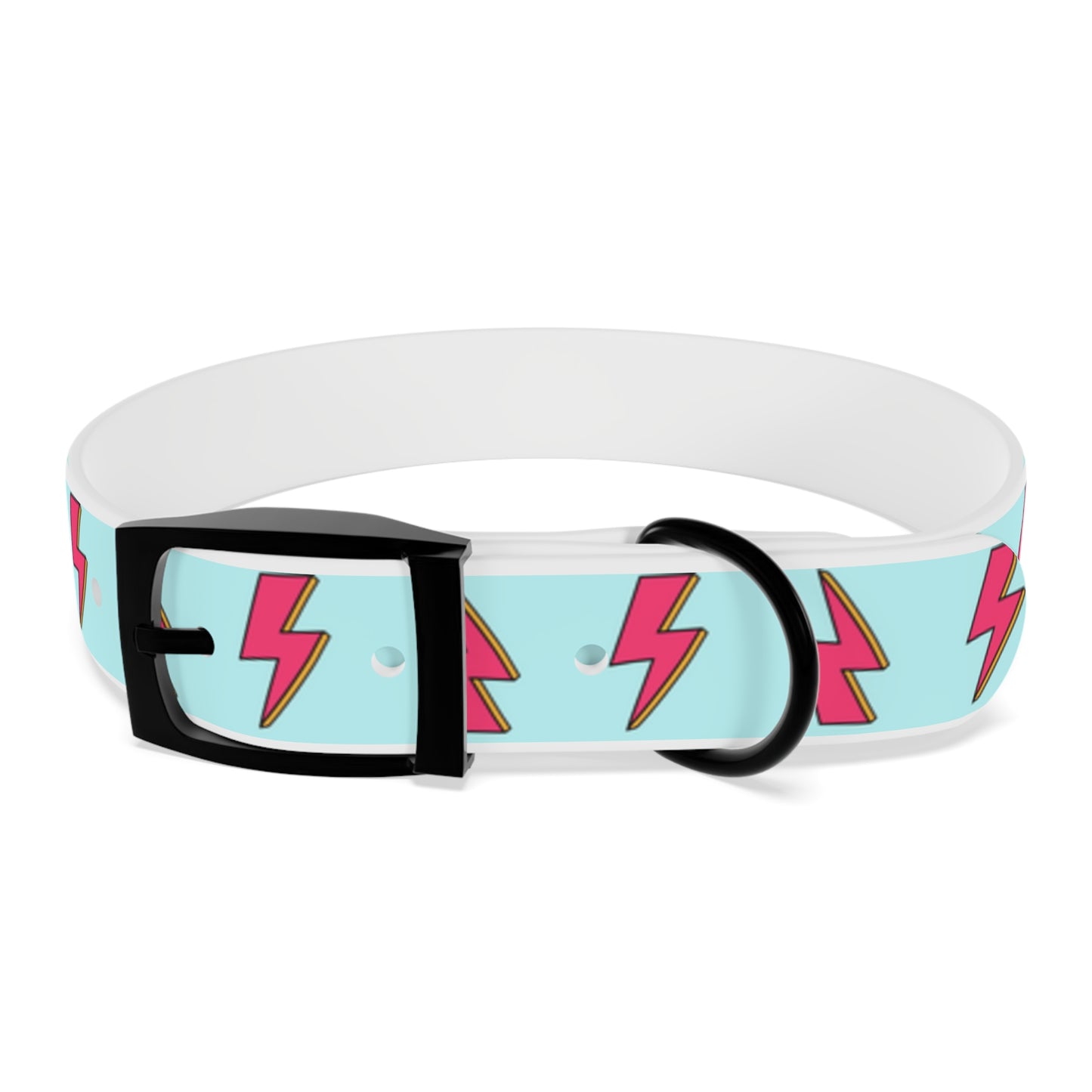 Bowie Ziggy Stardust Lightning Bolt Dog Collar