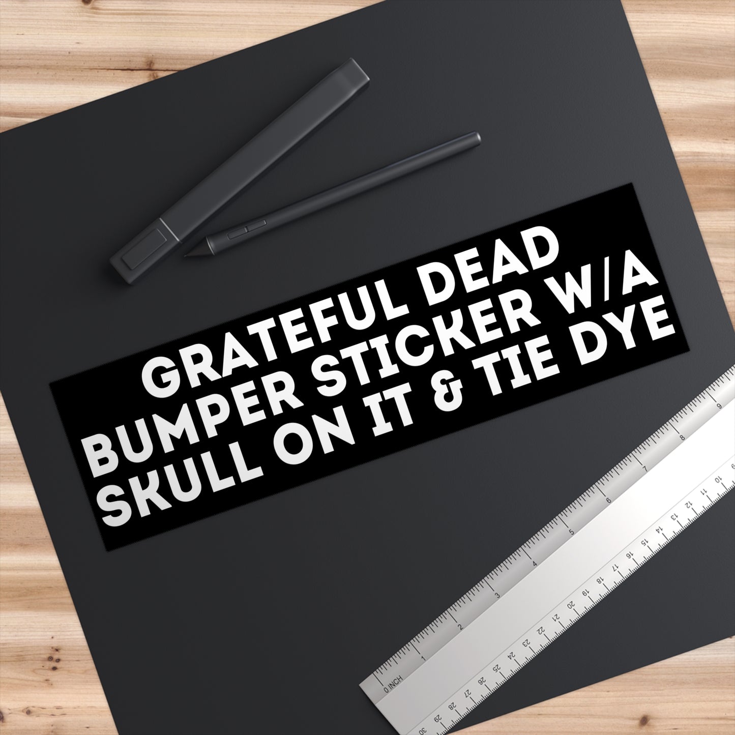 Grateful Dead Tie Dye Skull Bear Bumper Sticker Decal