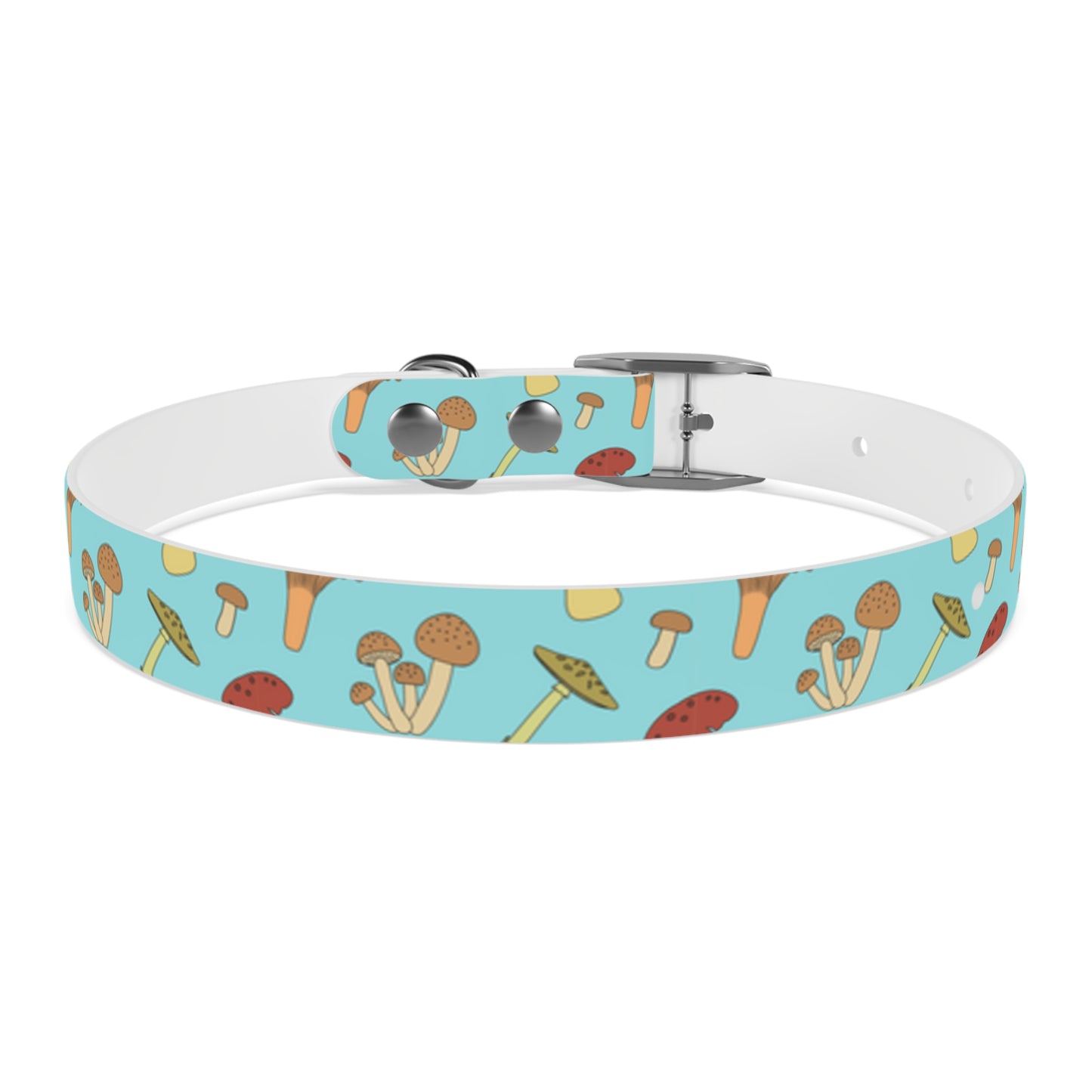 Trippy Mushroom Print Dog Collar