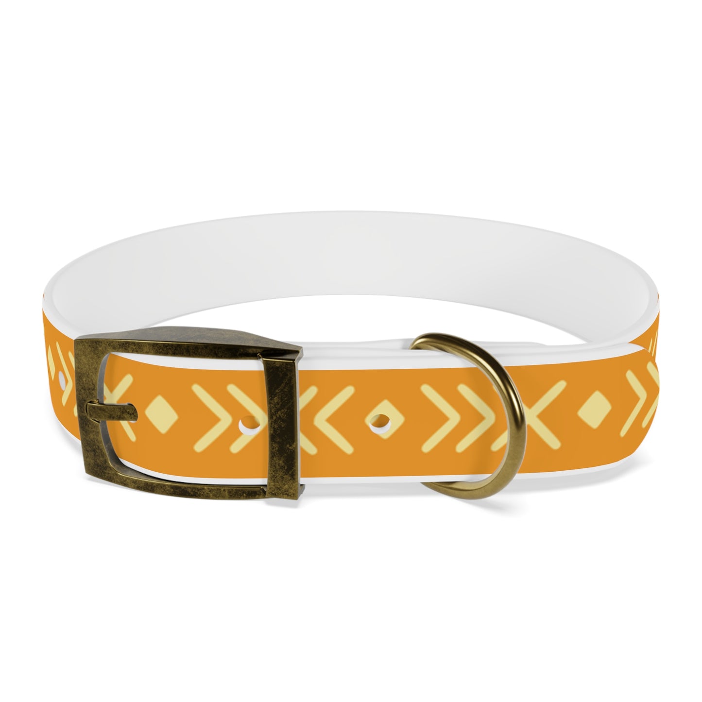 Southwest Chic Dog Collar -Choose Color and Buckle Finish