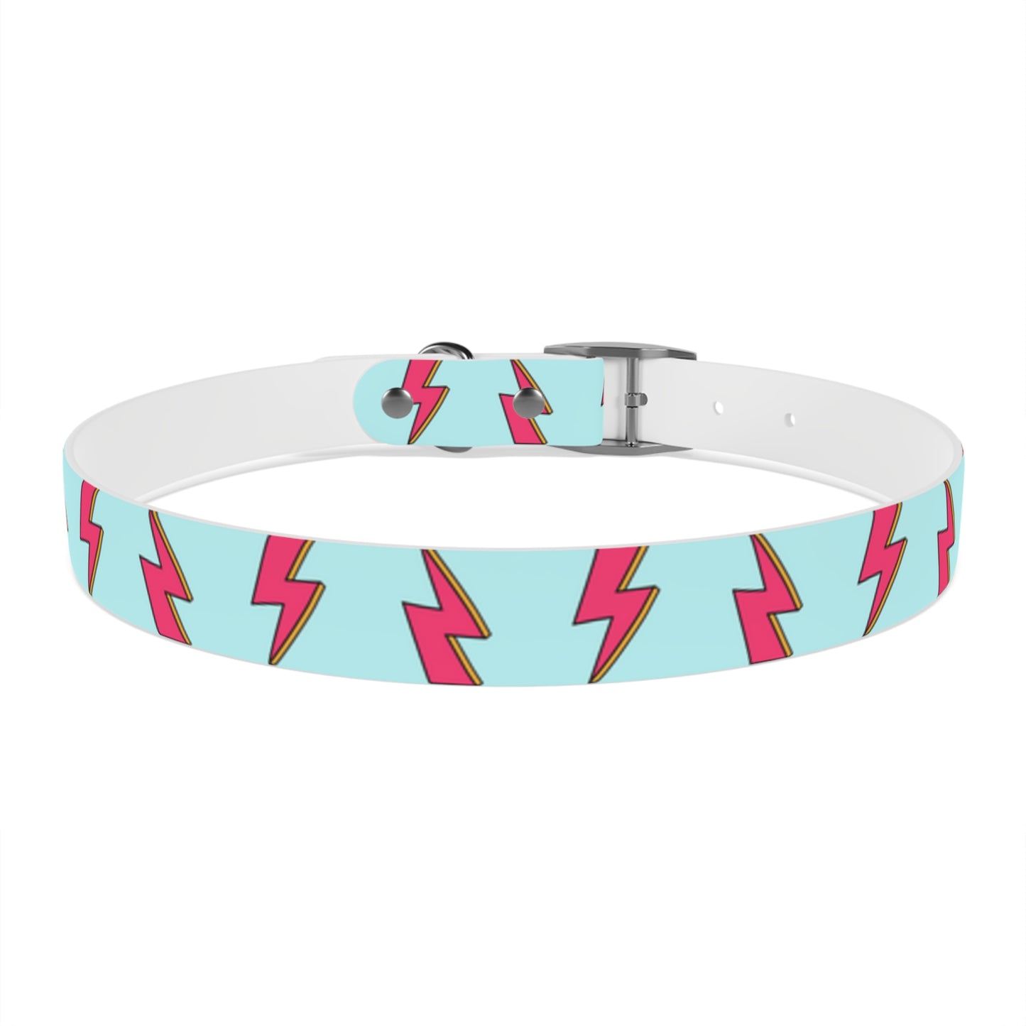 Bowie Ziggy Stardust Lightning Bolt Dog Collar