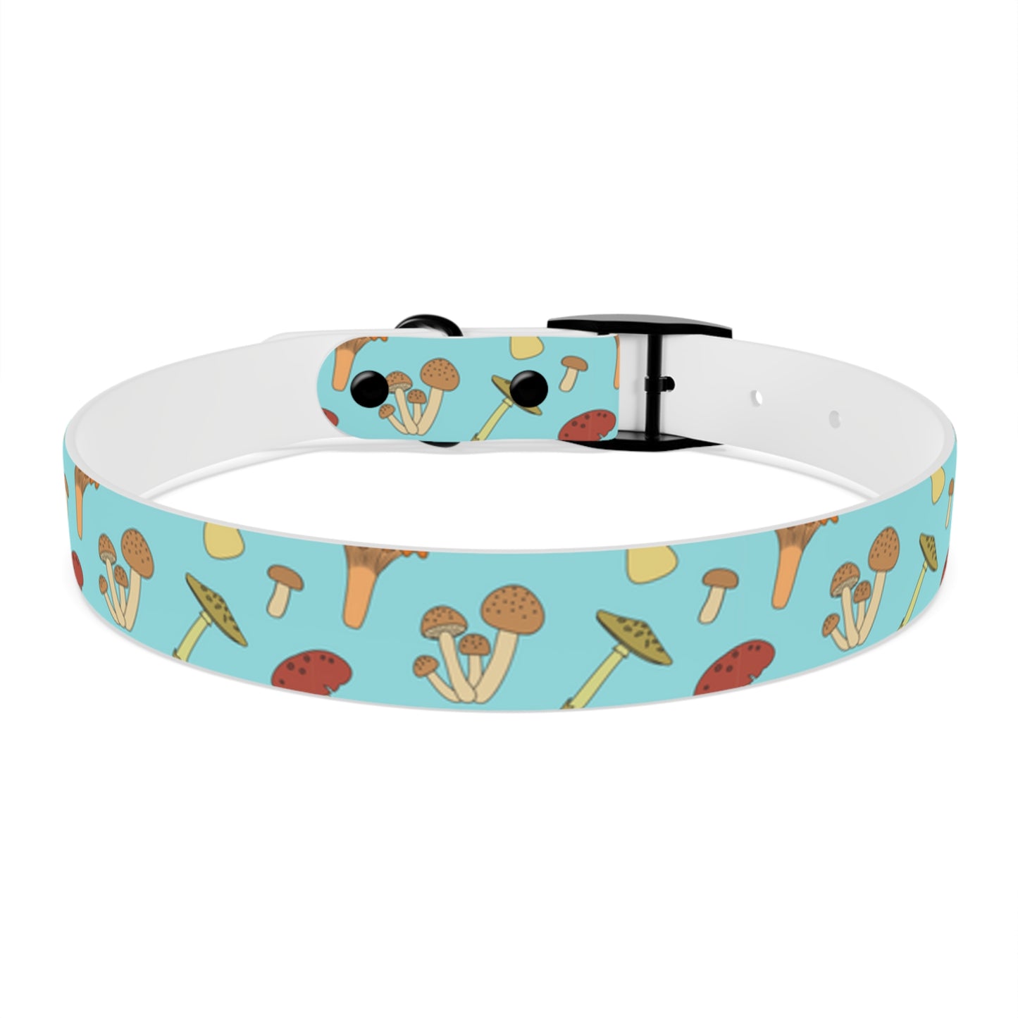 Trippy Mushroom Print Dog Collar