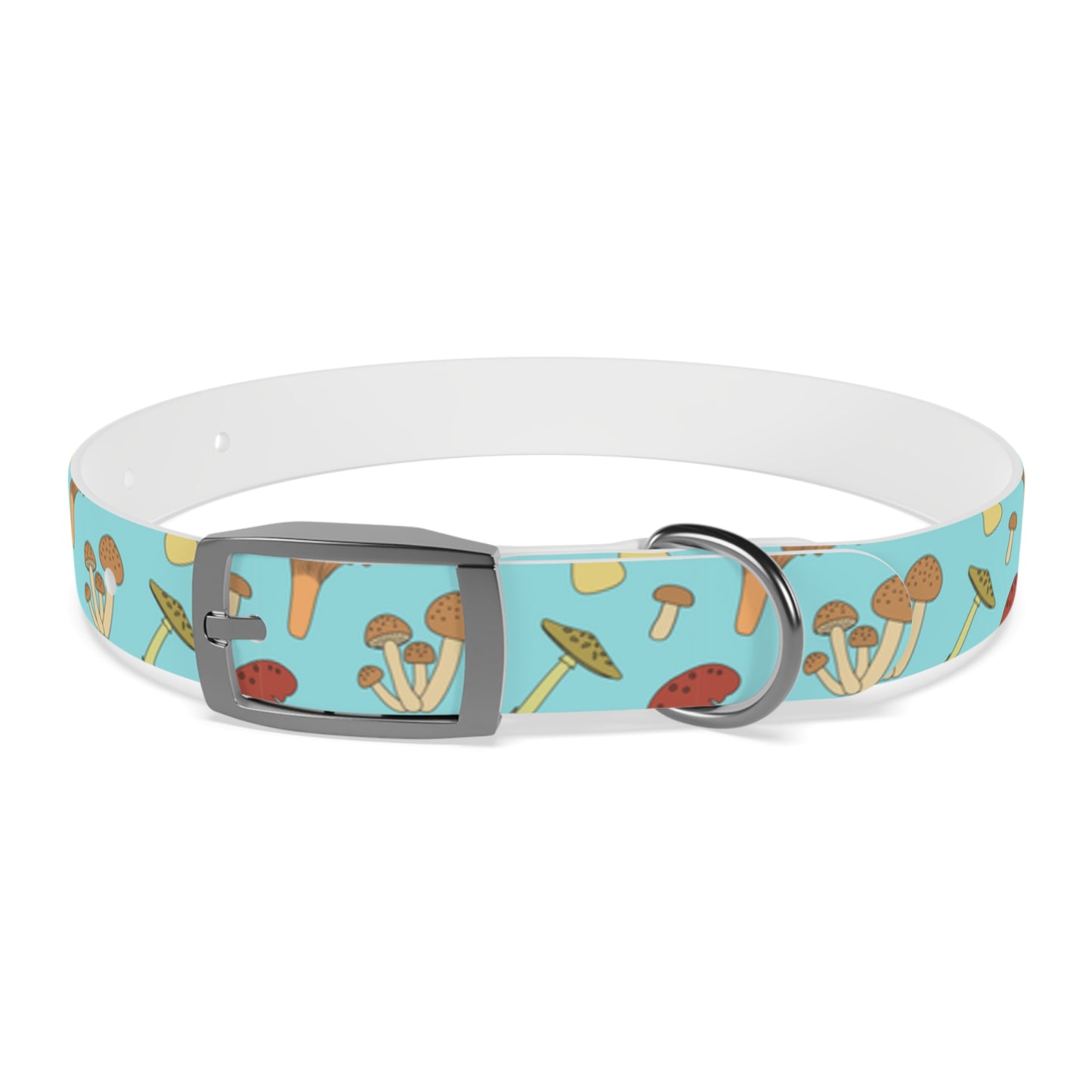 Trippy Mushroom Print Dog Collar