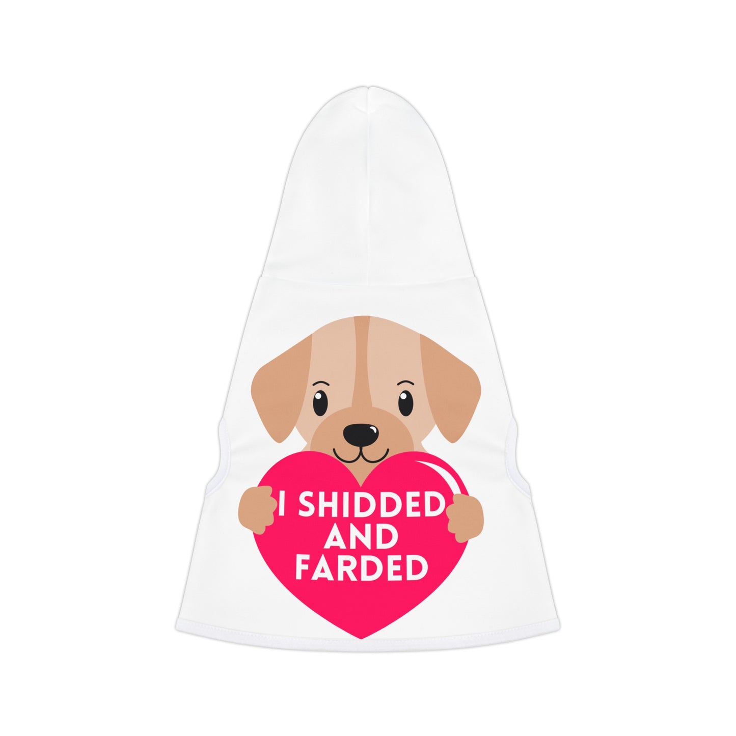 Shidded and Farded Funny Dog Hoodie