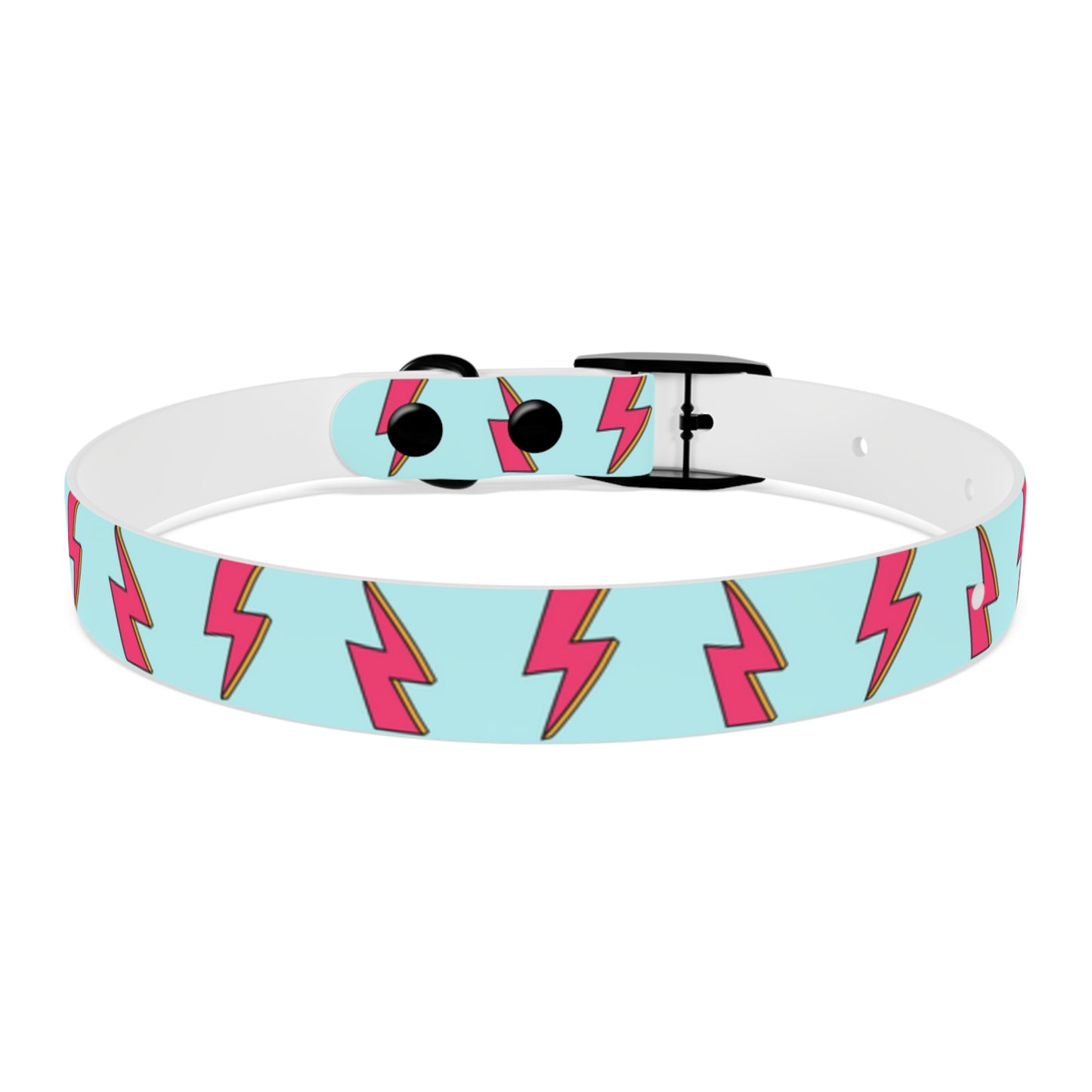 Bowie Ziggy Stardust Lightning Bolt Dog Collar