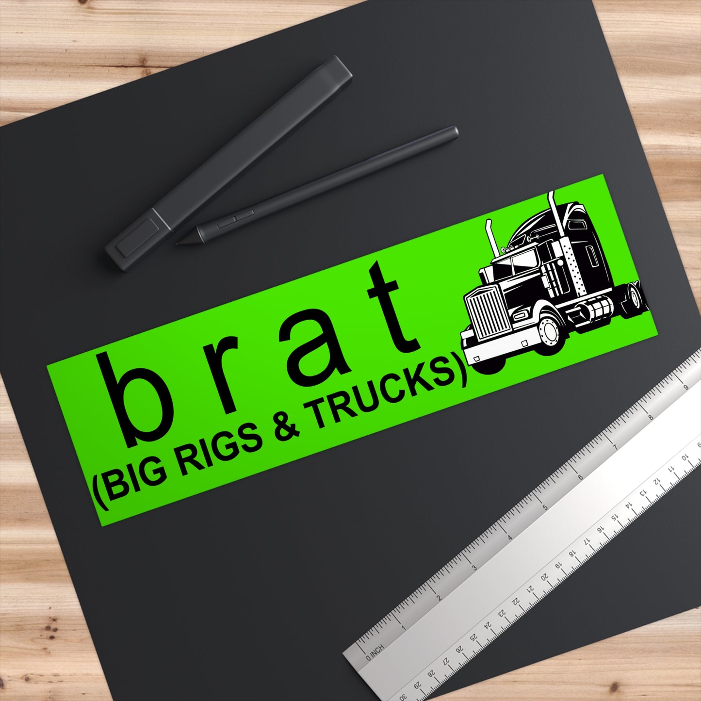 Brat Summer Funny Bumper Sticker Decal