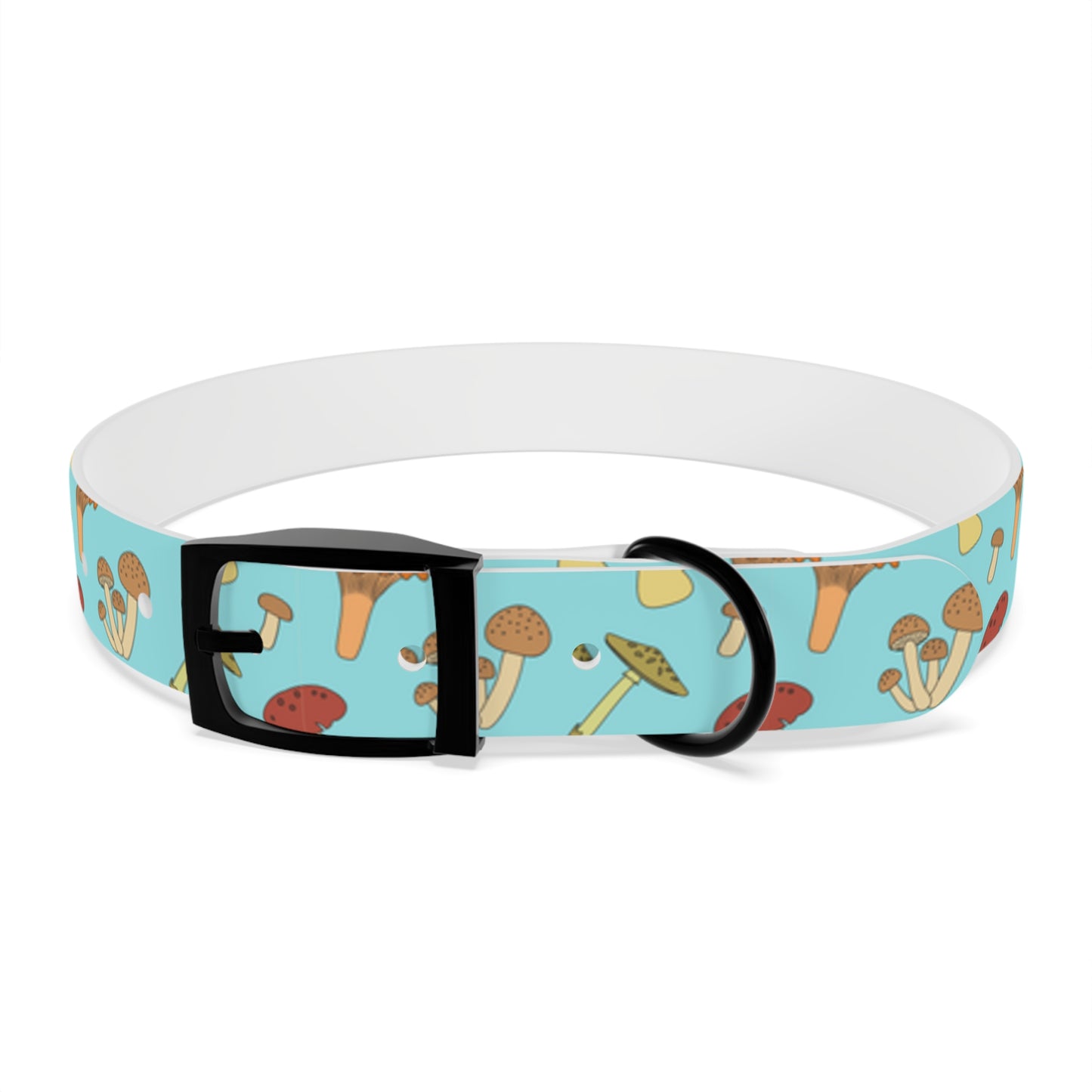 Trippy Mushroom Print Dog Collar