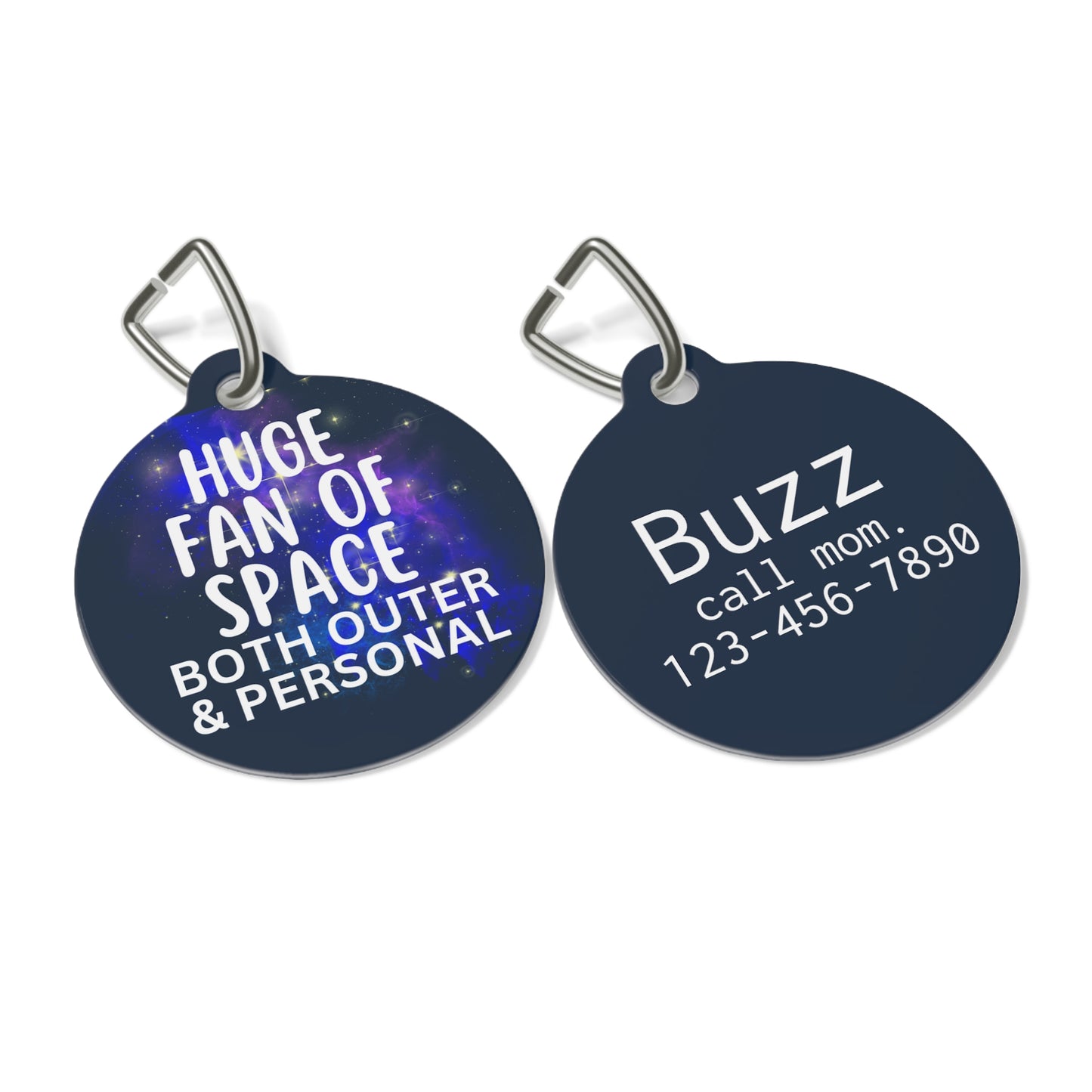 Personal Space Personalized Pet Tag Tag