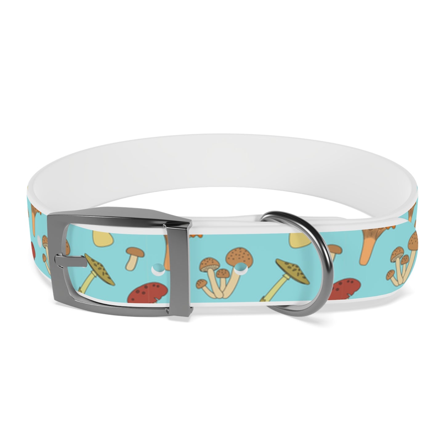 Trippy Mushroom Print Dog Collar