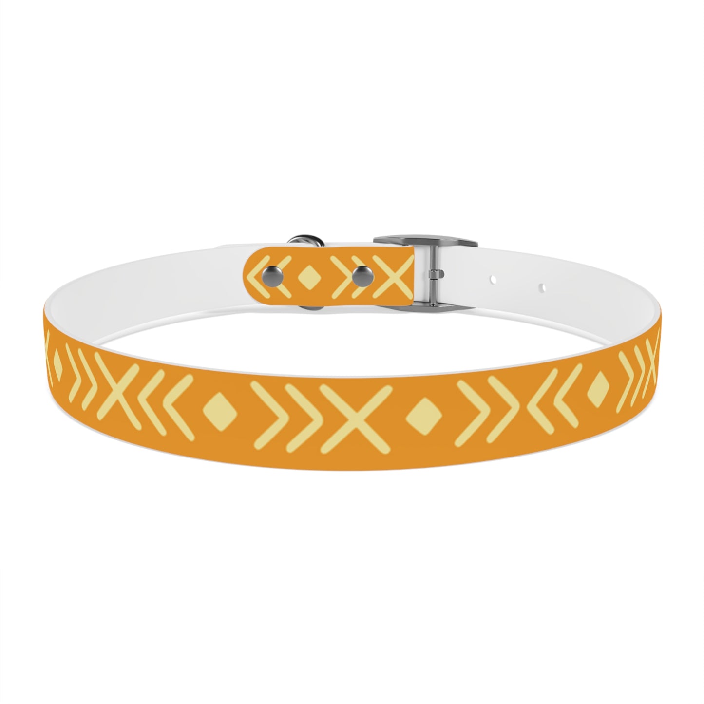 Southwest Chic Dog Collar -Choose Color and Buckle Finish