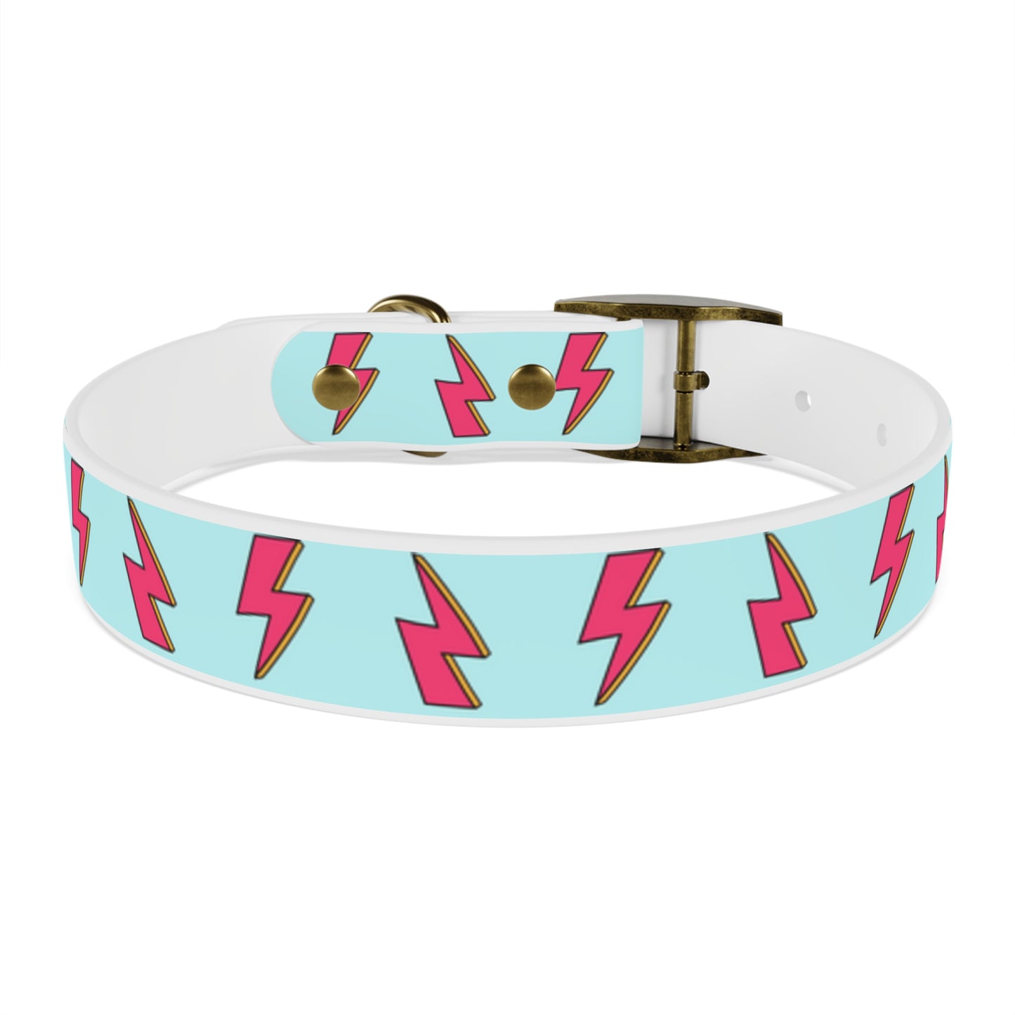 Bowie Ziggy Stardust Lightning Bolt Dog Collar