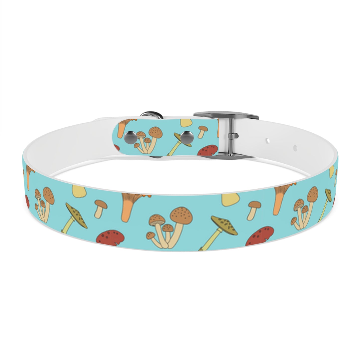 Trippy Mushroom Print Dog Collar