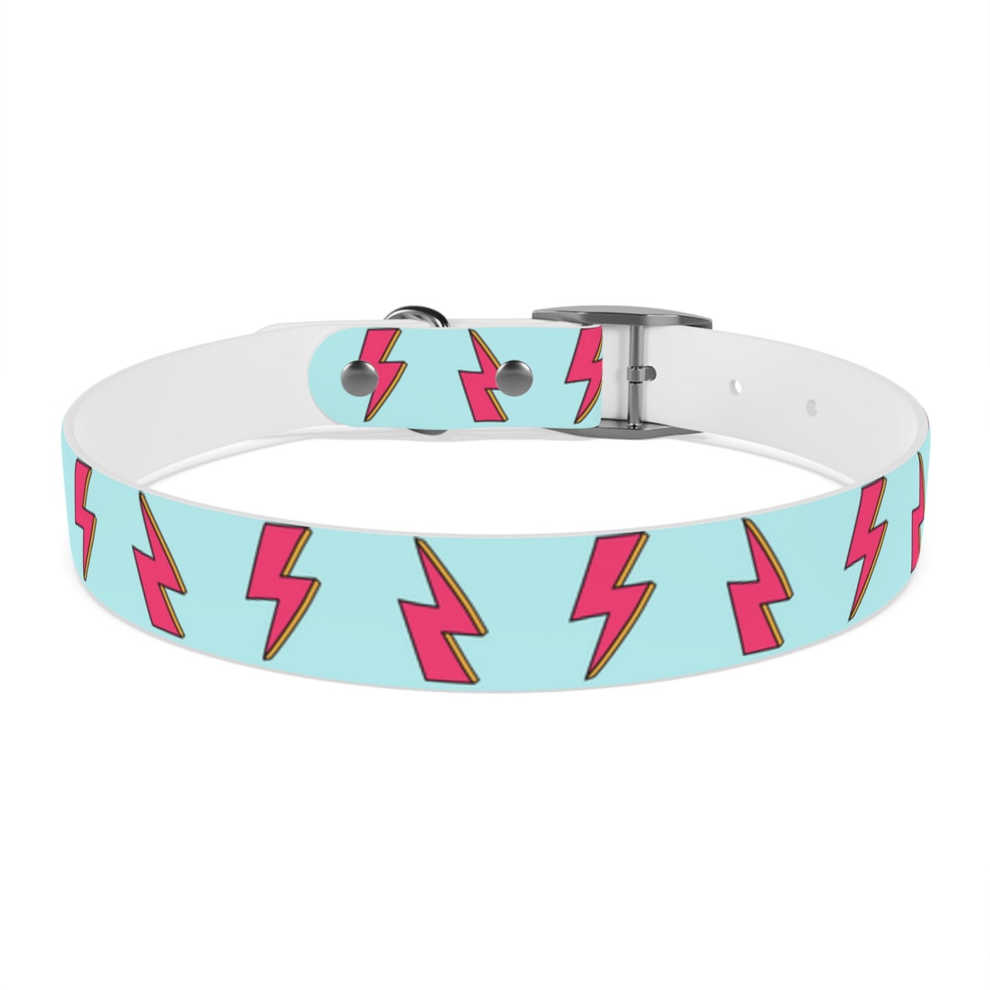 Bowie Ziggy Stardust Lightning Bolt Dog Collar