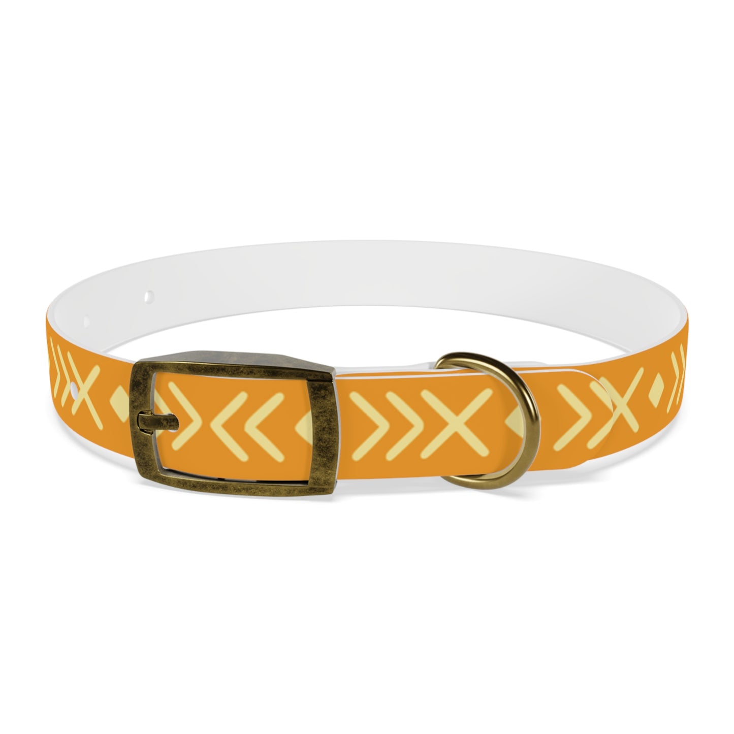 Southwest Chic Dog Collar -Choose Color and Buckle Finish