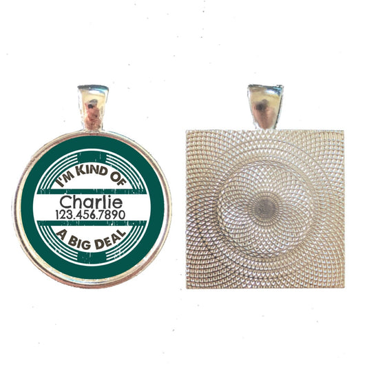 I'm Kind of a Big Deal Personalized Dog ID Pet Tag Custom Pet Tag You Choose Tag Size & Colors