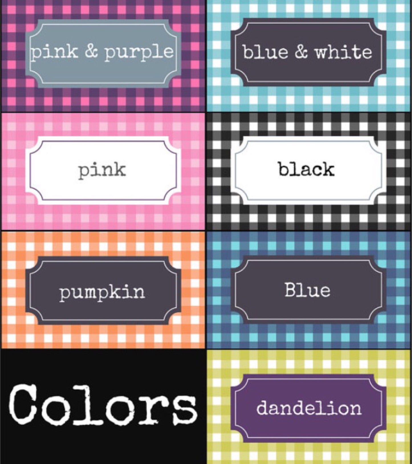 Personalized Gingham Twist-On Dog Tag, Dog Name Tag, Dog Name Tag Cute, Dog Name Tag, Dog Name Tag Collar, Silver Dog Tag Charm, ID