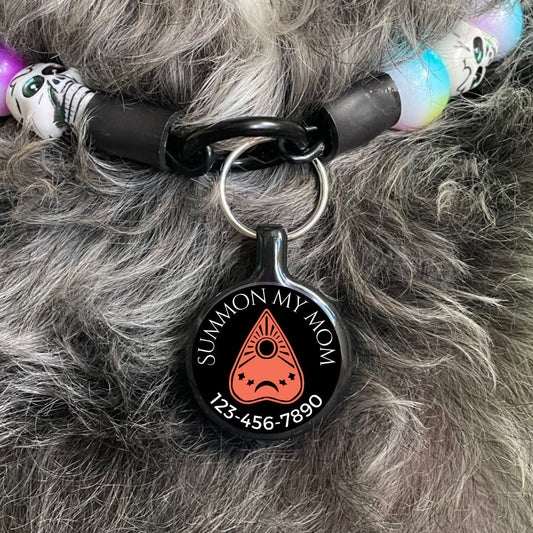 Ouija Halloween Pet ID Tag for Dogs and Cats
