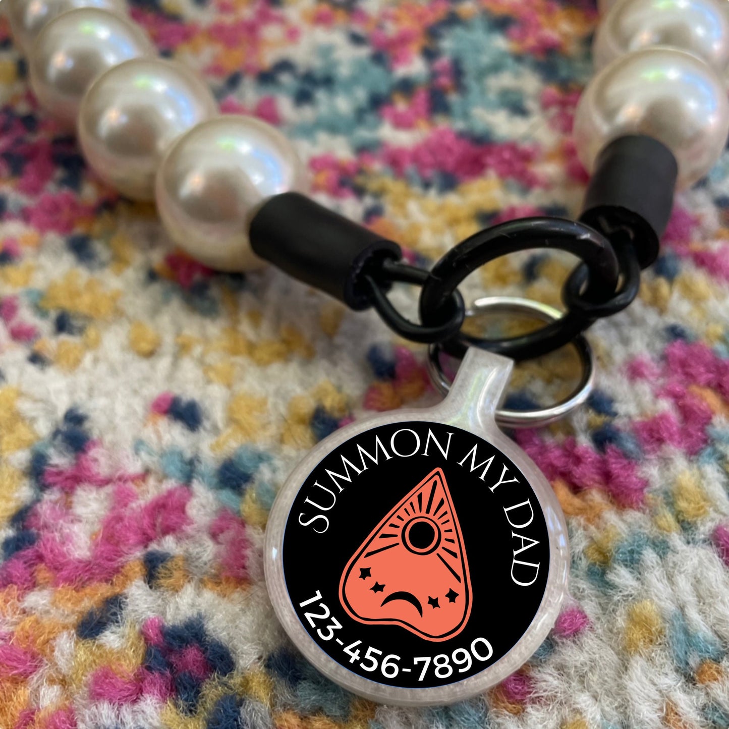 Ouija Halloween Pet ID Tag for Dogs and Cats