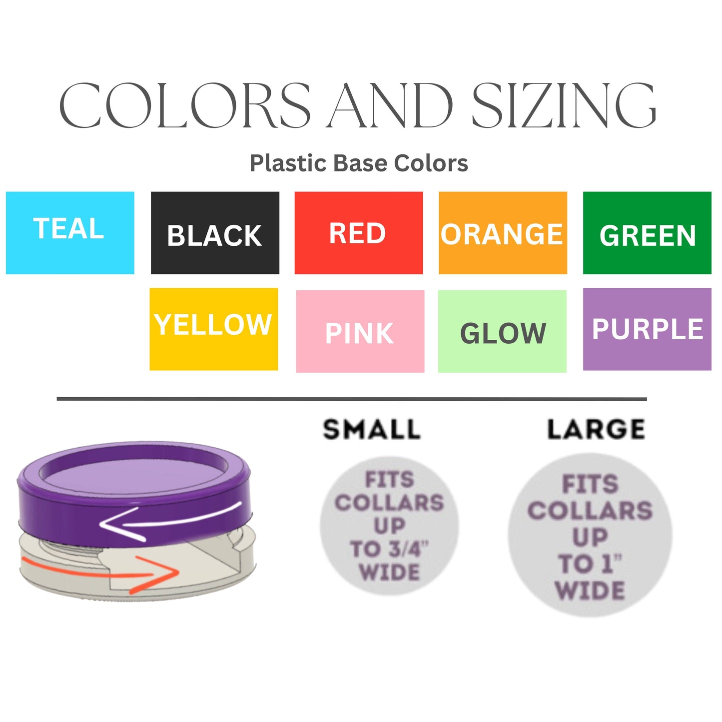 Lucky Dog NOLA Silent, Eco-Friendly, Ringless ID Tag for Cats and Dogs