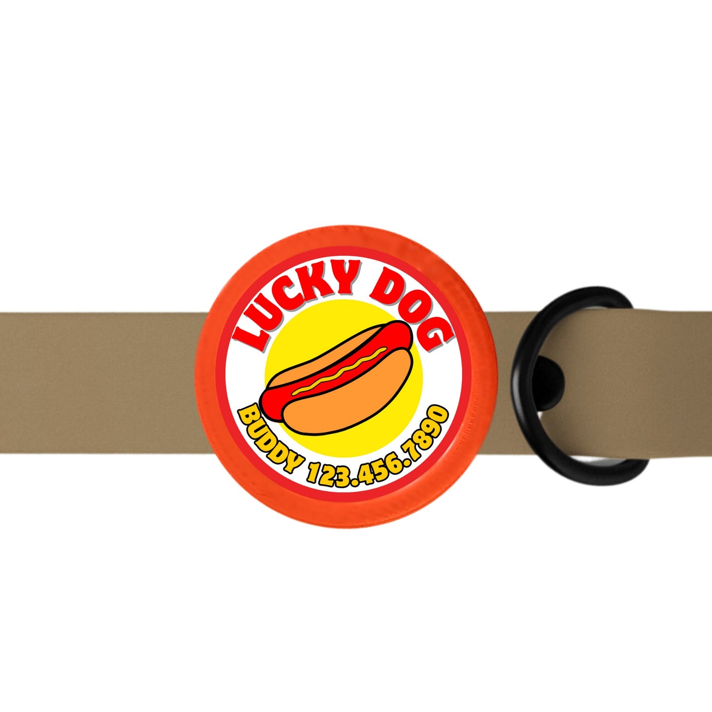 Lucky Dog NOLA Silent, Eco-Friendly, Ringless ID Tag for Cats and Dogs