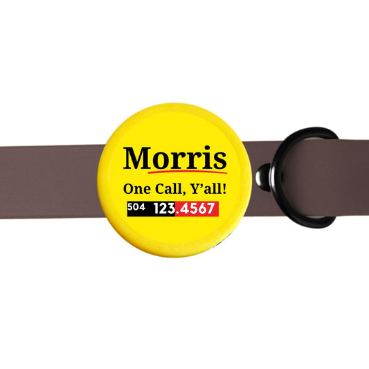 One Call NOLA Silent, Eco-Friendly, Ringless ID Tag for Cats and Dogs