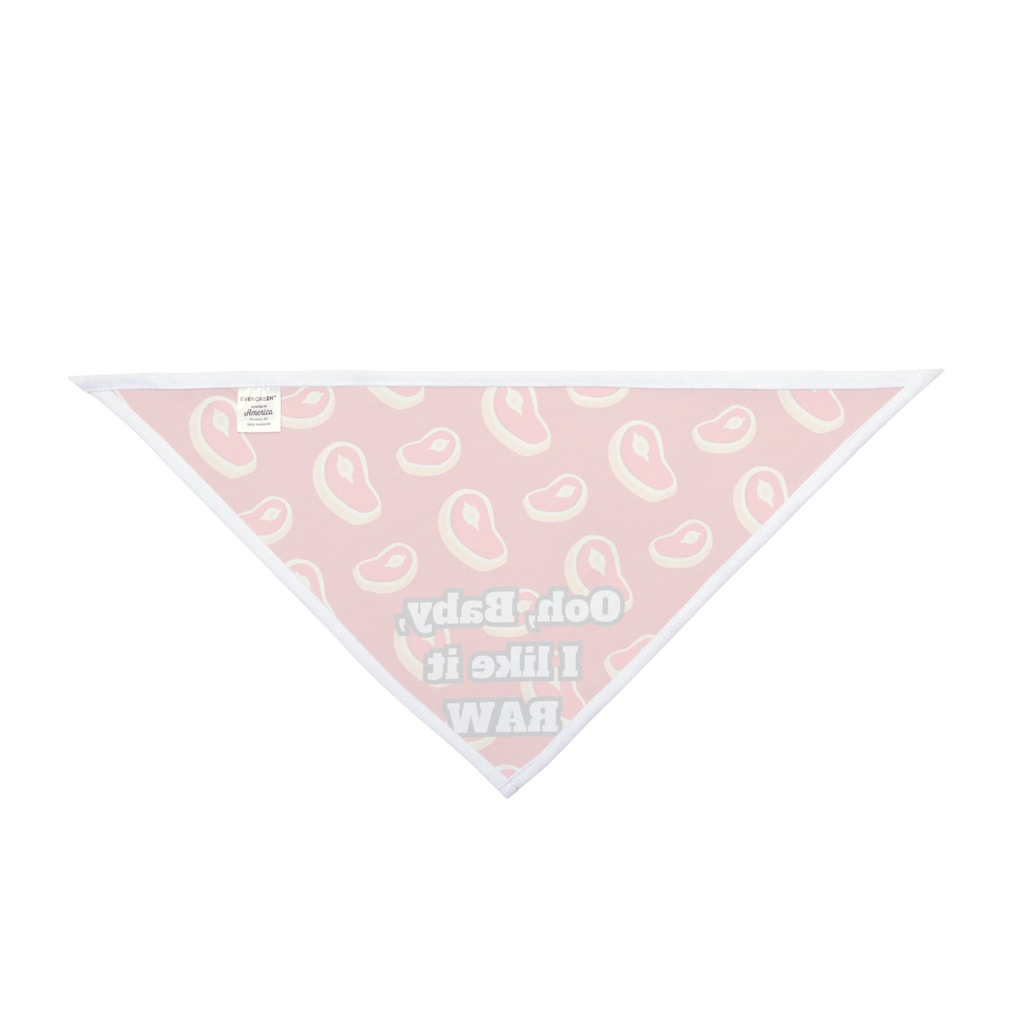 Raw Fed  Dog Funny Pet Bandana- 2 Sizes