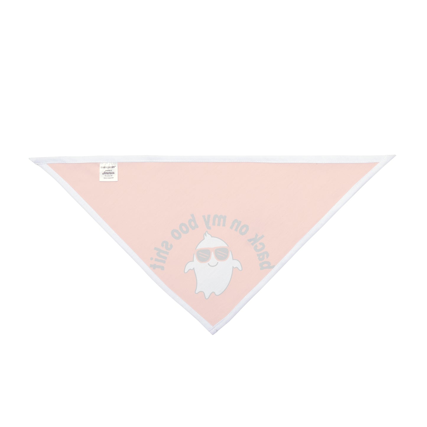 Halloween Ghost Back On My Boo Shit Pet Bandana- 2 Sizes