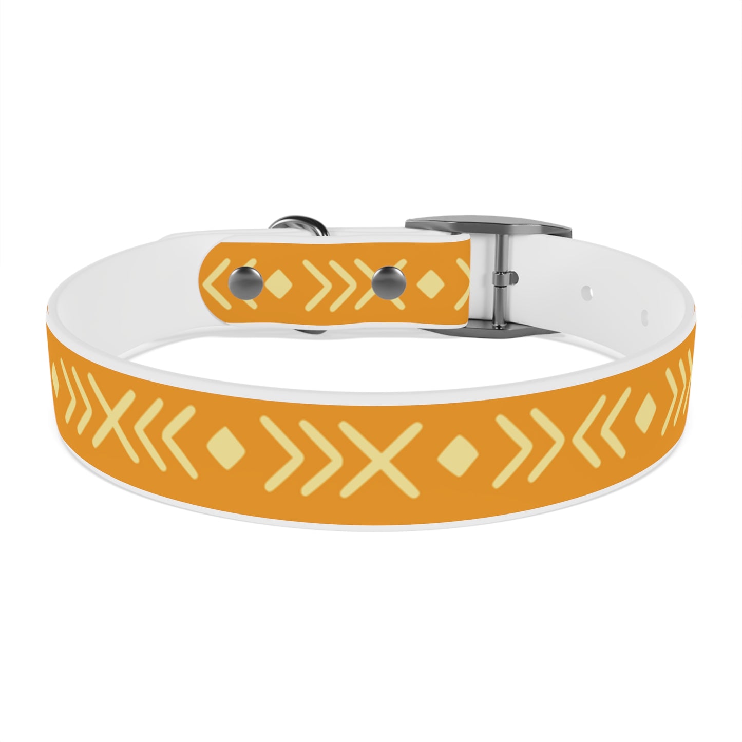 Southwest Chic Dog Collar -Choose Color and Buckle Finish