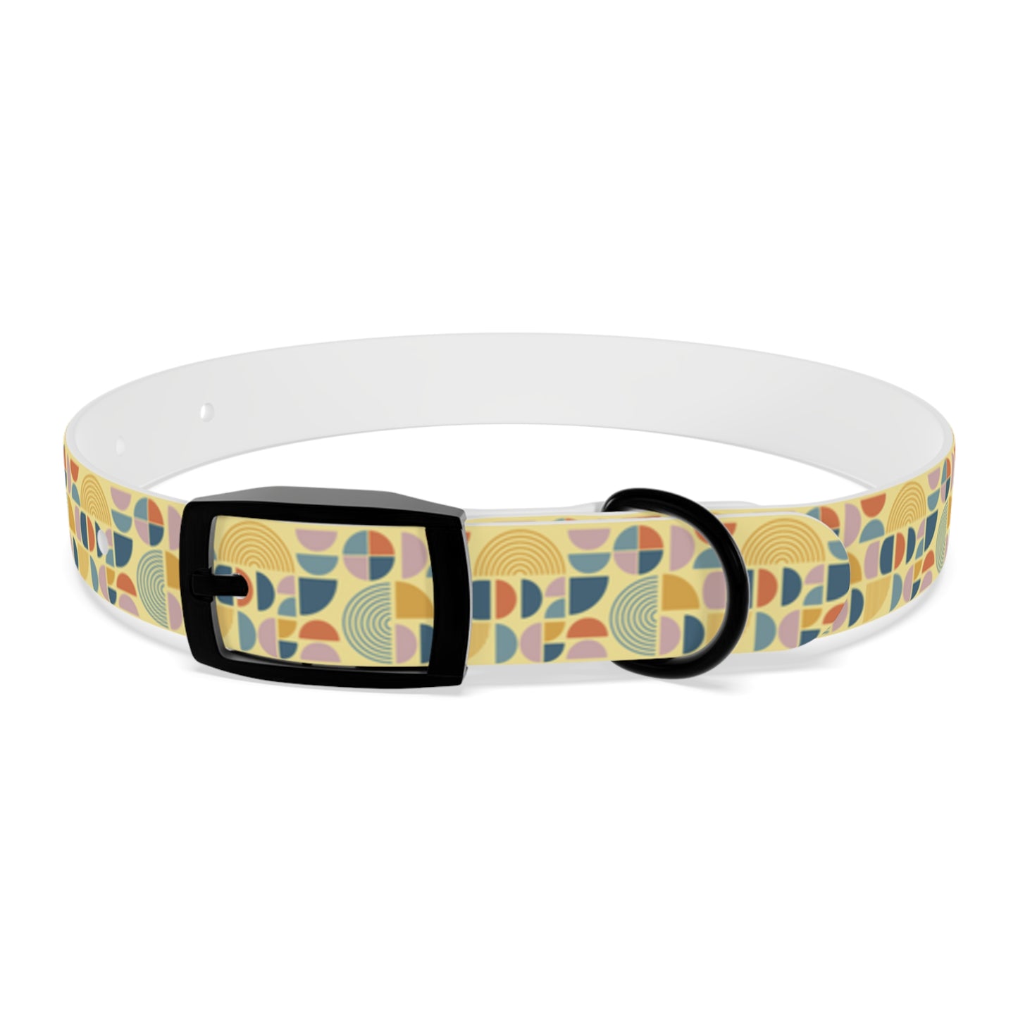 Atomic Pattern Dog Collar -Choose Buckle Finish