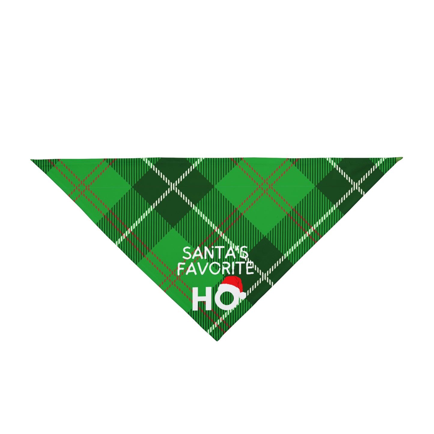 Santa's Favorite Ho Pet Bandana- 2 Sizes for Dogs and Cats