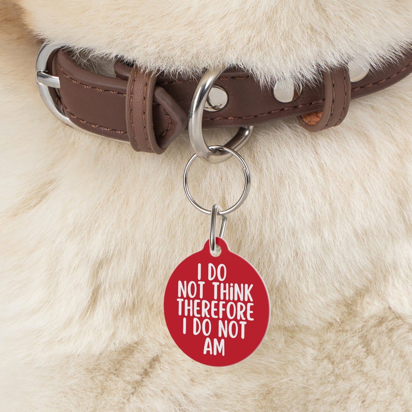 I Do Not Think Personalized Pet Tag Tag
