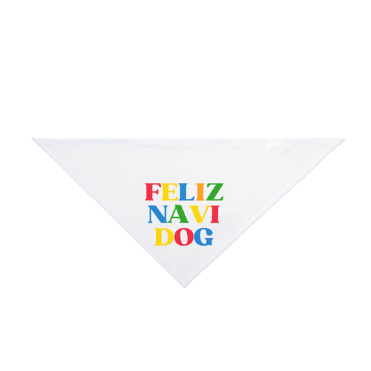 Feliz Navi Dog Christmas Pet Bandana- 2 Sizes