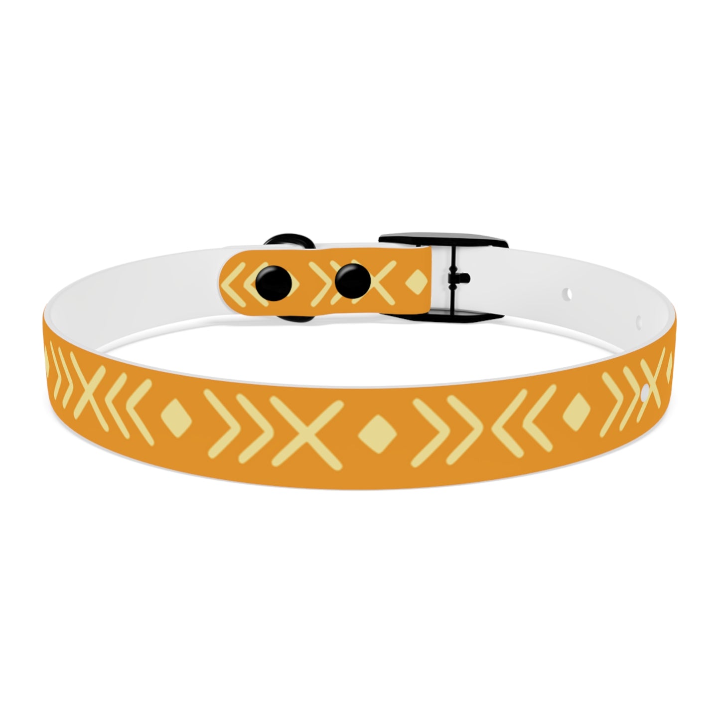 Southwest Chic Dog Collar -Choose Color and Buckle Finish