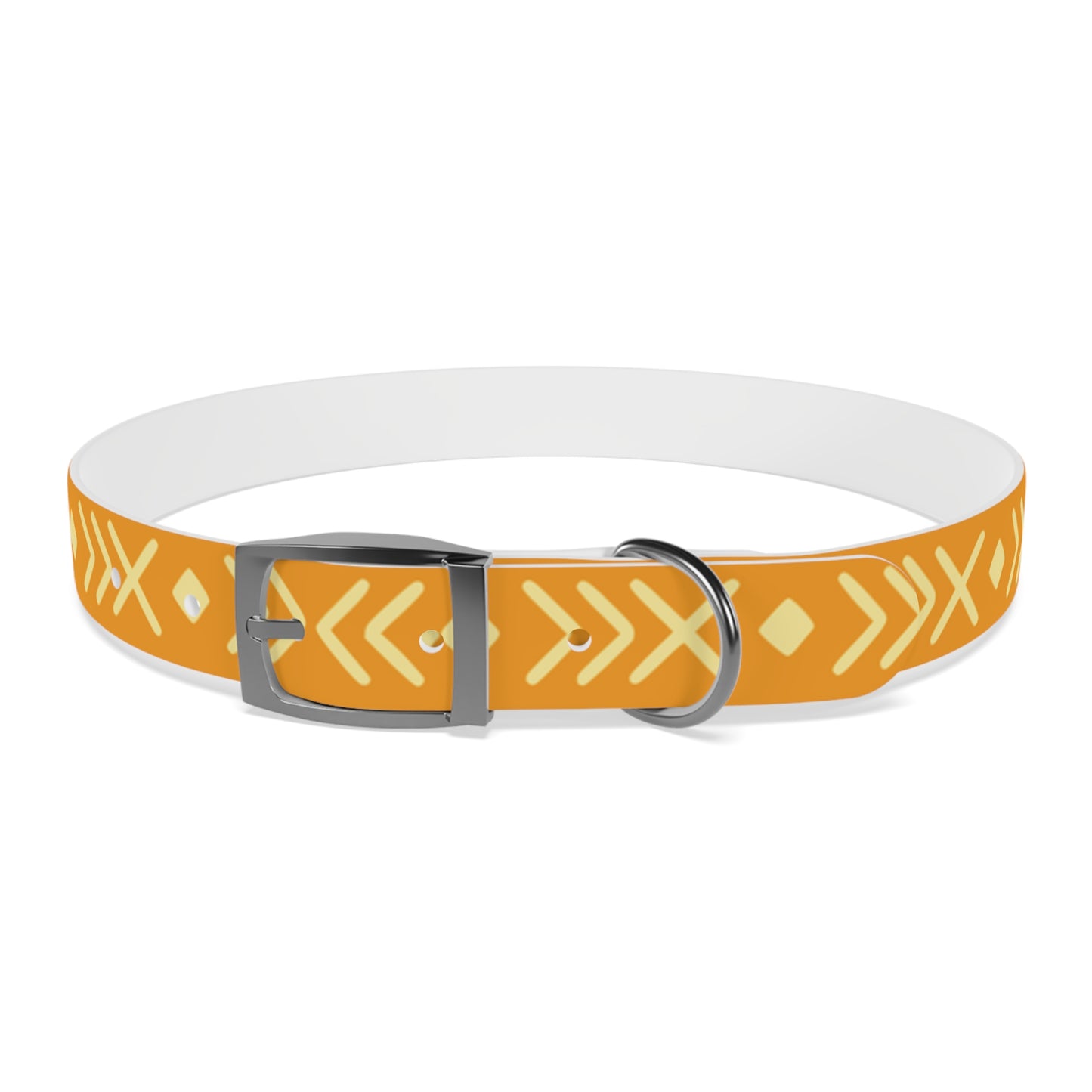 Southwest Chic Dog Collar -Choose Color and Buckle Finish