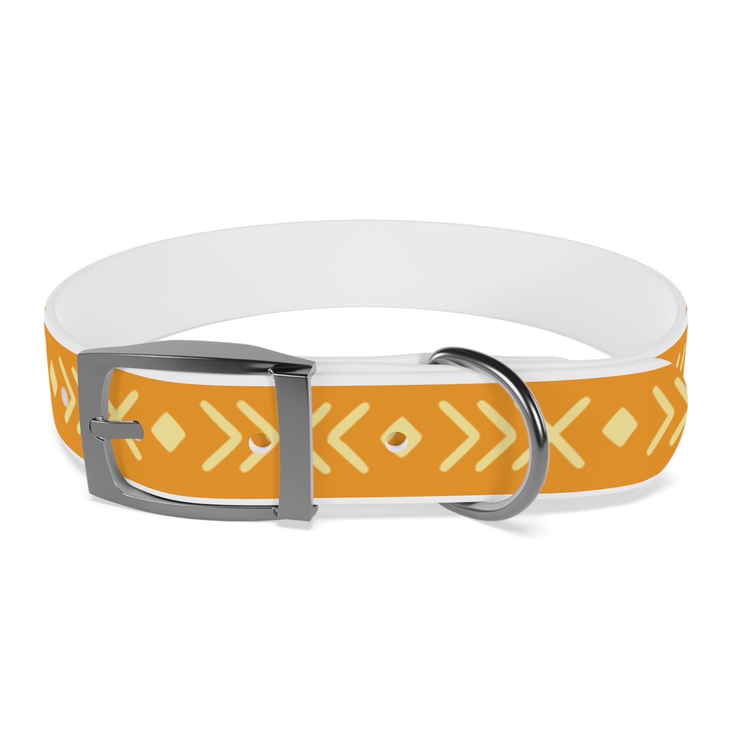 Southwest Chic Dog Collar -Choose Color and Buckle Finish