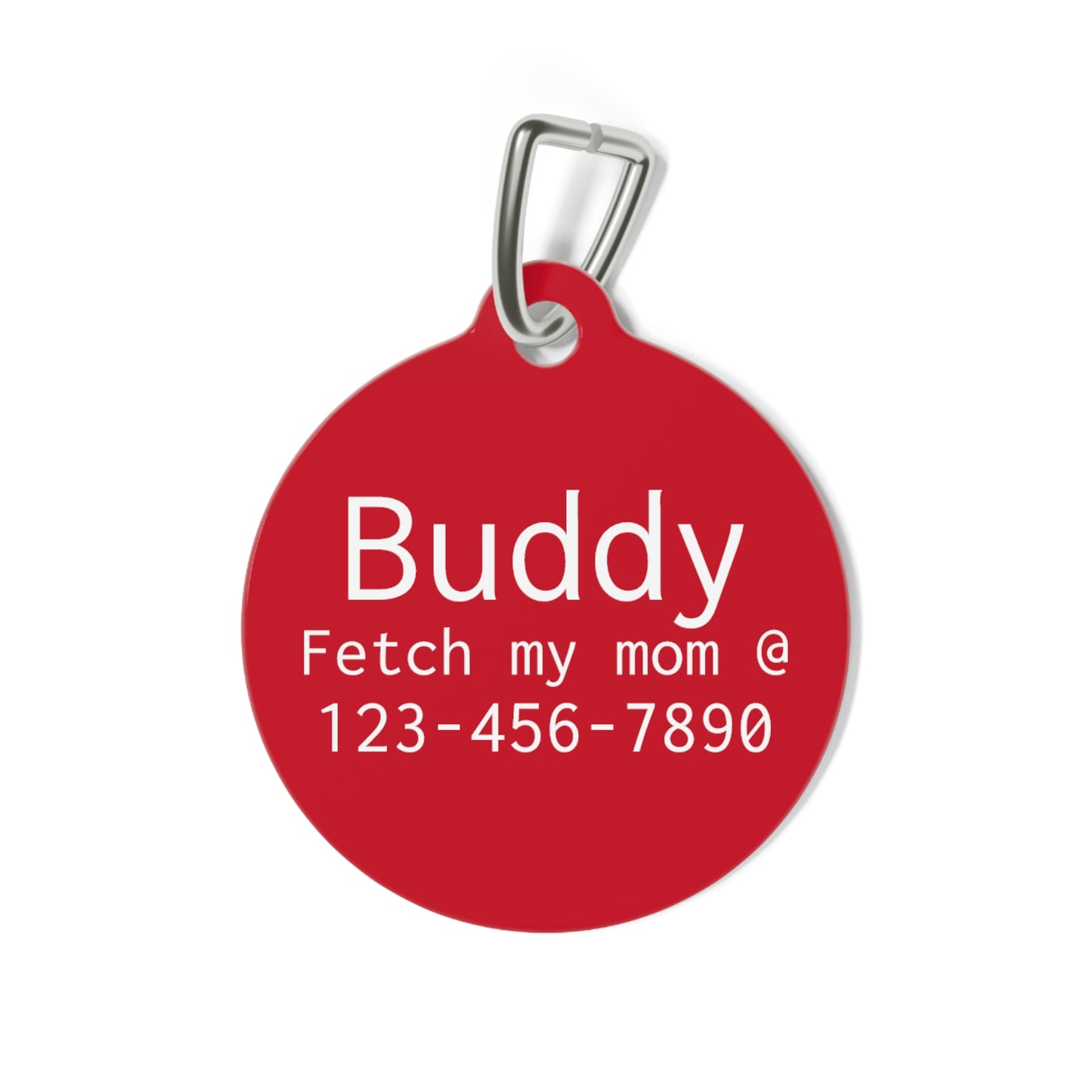 I Do Not Think Personalized Pet Tag Tag