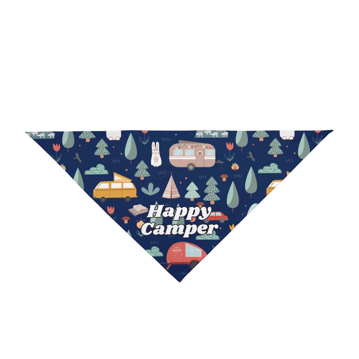 Happy Camper Pet Bandana- 2 Sizes