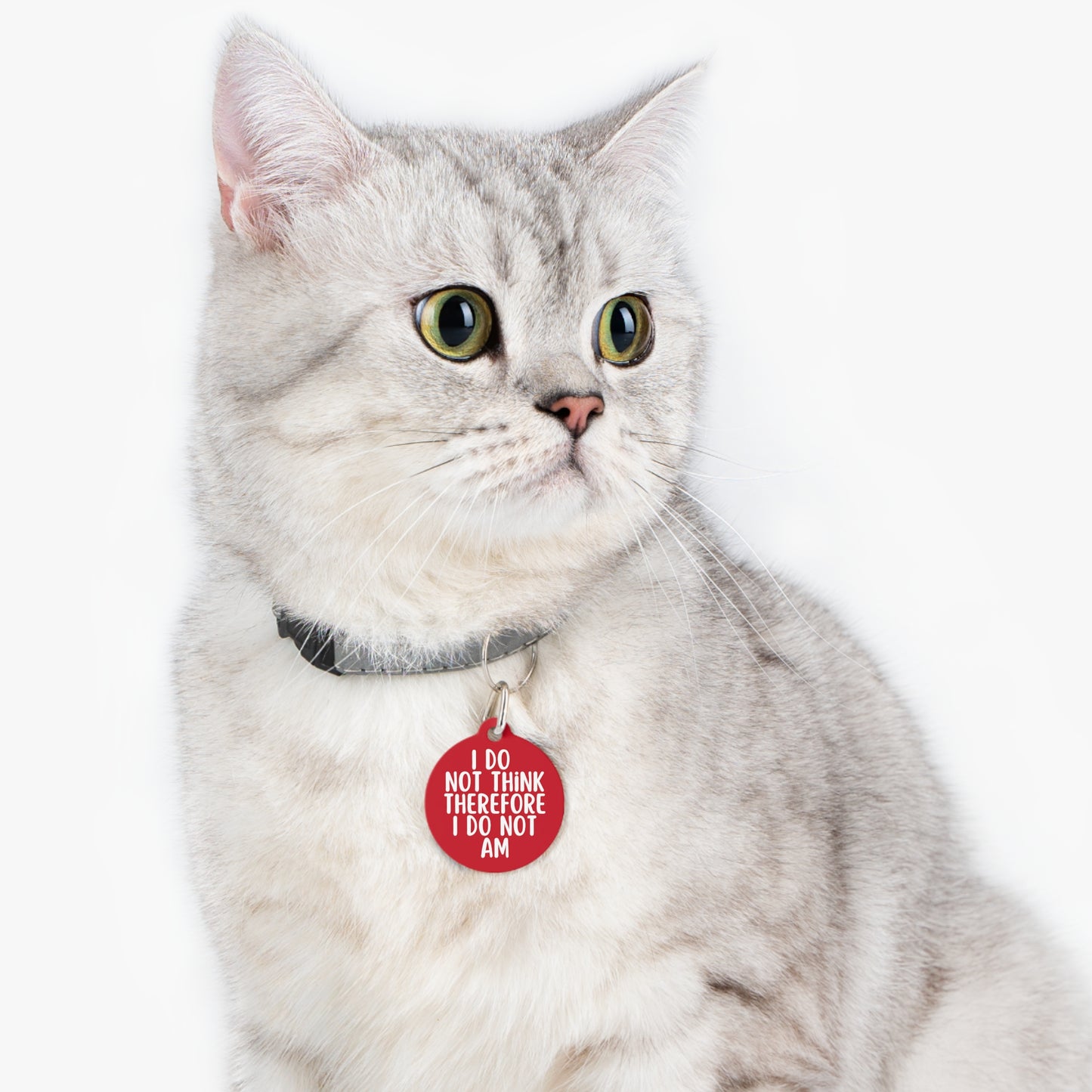 I Do Not Think Personalized Pet Tag Tag