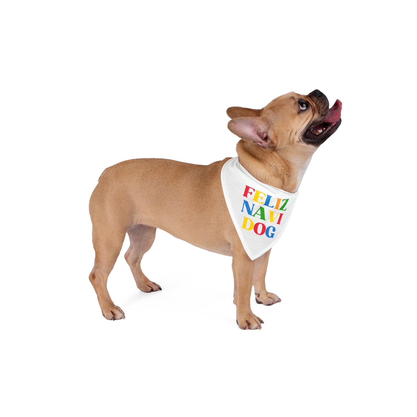 Feliz Navi Dog Christmas Pet Bandana- 2 Sizes