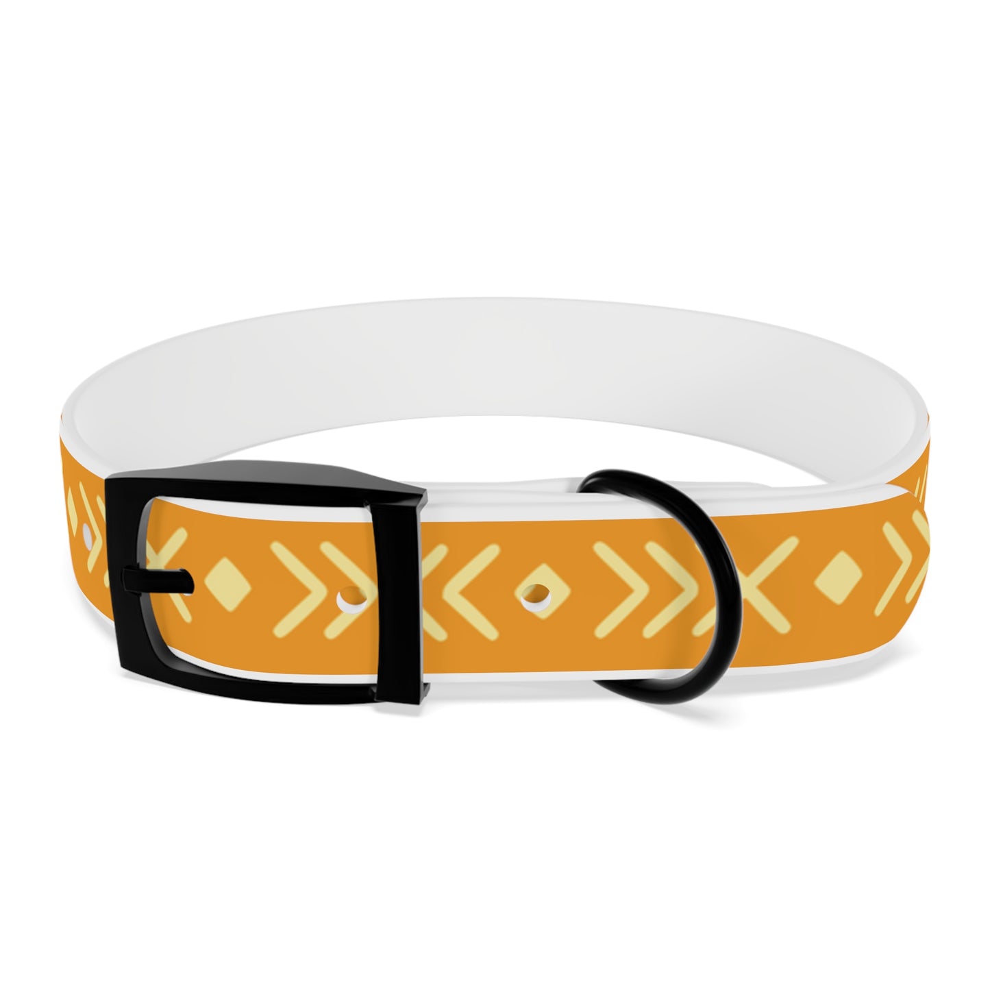 Southwest Chic Dog Collar -Choose Color and Buckle Finish