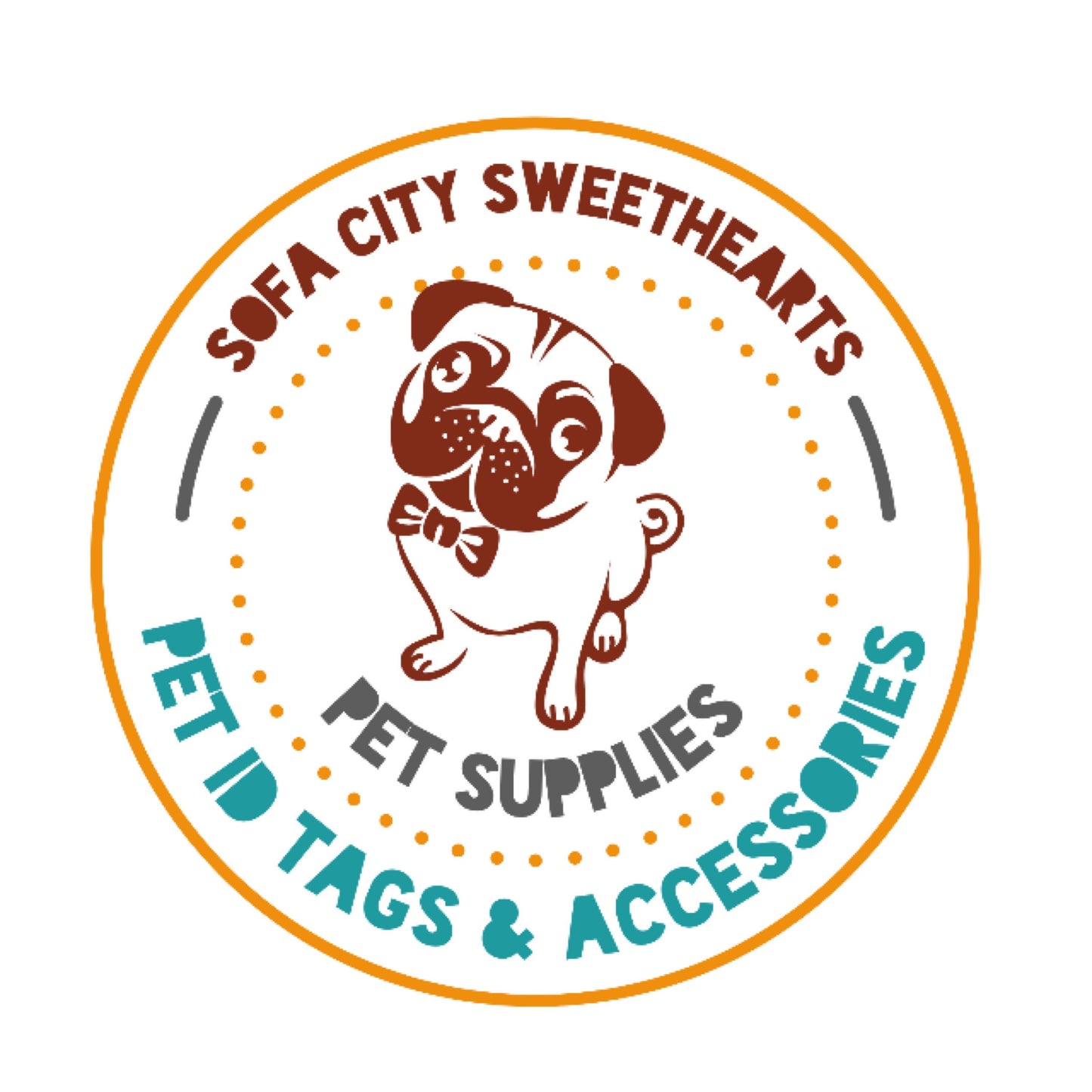 Ho Ho Ho Santa Christmas Tag- Silent, Eco-Friendly, Ringless ID Tag for Cats and Dogs slide on cute dog tag Holiday twist
